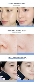 Pó Compacto de Beleza para Fixação da Maquiagem