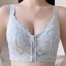 Sutiã Feminino Confortável com Fecho Frontal, Renda e Suporte para Postura
