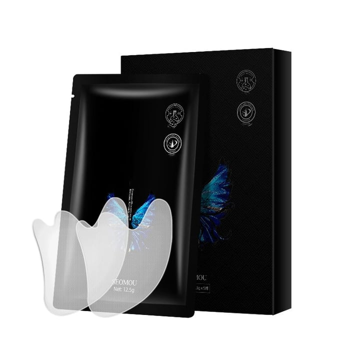 5 Pares de Adesivos Faciais de Nutrição, Lifting e Remoção de Rugas