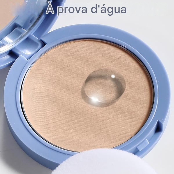 Pó Compacto de Beleza para Fixação da Maquiagem