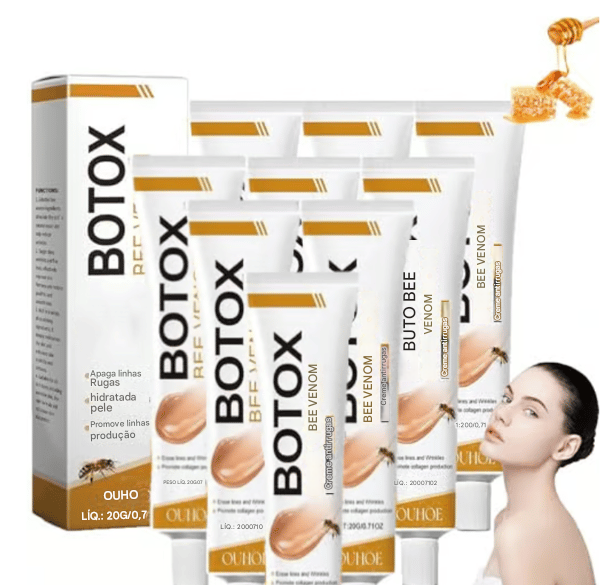 Creme Removedor de Rugas com Veneno de Abelha e Efeito Botox