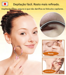 Removedor de pelos faciais indolor.