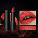 Brilho labial diamante, batom com glitter à prova d'água