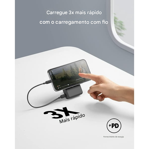 🔥Carregador magnético sem fio portátil