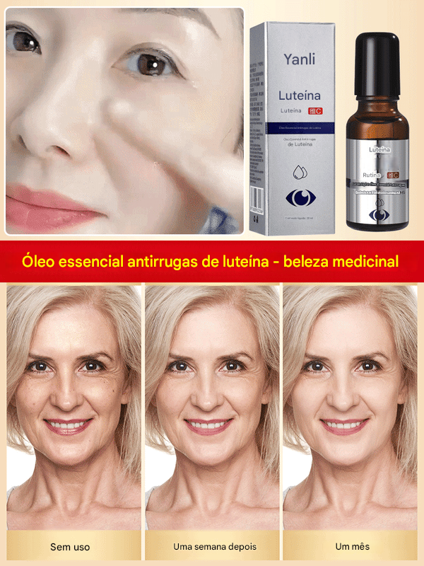 Óleo Essencial Anti-Rugas com Luteína