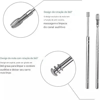 O Mais Profissional Mestre De Limpeza De Orelha Em 2025— Kit de Limpeza de Cera de Ouvido