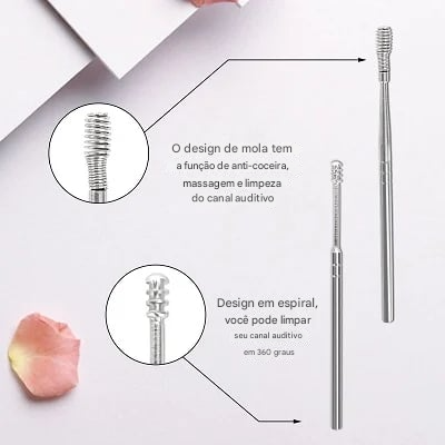 Conjunto de Ferramentas para Limpeza de Ouvido