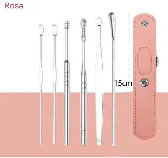 Conjunto de Ferramentas para Limpeza de Ouvido