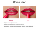 💋Lápis de batom fosco rotativos e apontáveis (COMPRE 1 LEVE 2)