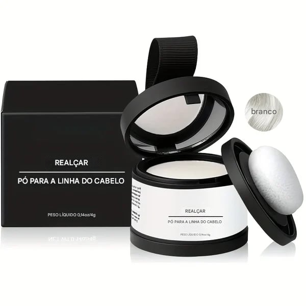 Pó para linha do cabelo - retoque de raiz e cobertura de queda de cabelo