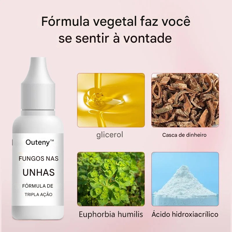 Tratamento para Fungos nas Unhas dos Pés – Solução Extra Forte (Compre 1 Leve 2)