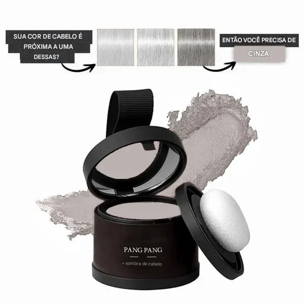Pó para linha do cabelo - retoque de raiz e cobertura de queda de cabelo