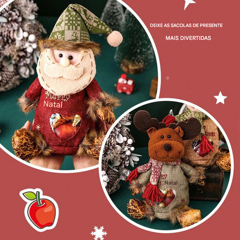 Sacolas de Presente de Natal (Compre 1 Leve 2)