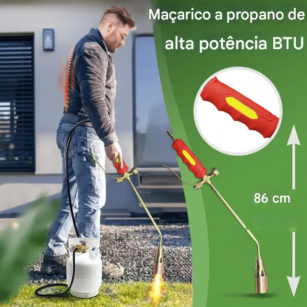 🏆Promoção Relâmpago⚡ MAIS DE 50 MIL VENDIDOS! Quase no fim - 💥🎉🔥NOVO Kit de Maçarico de Propano para Queimador de Ervas Daninhas