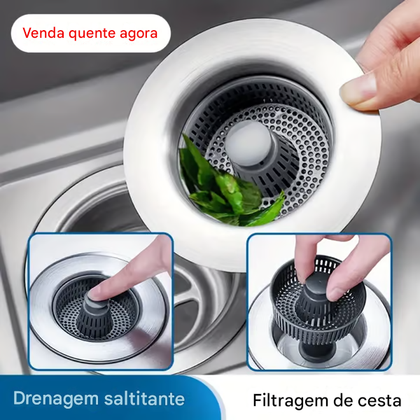 Filtro de drenagem de núcleo de pia (COMPRE 1 LEVE 2)