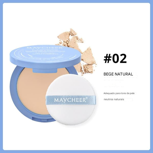 Pó Compacto de Beleza para Fixação da Maquiagem