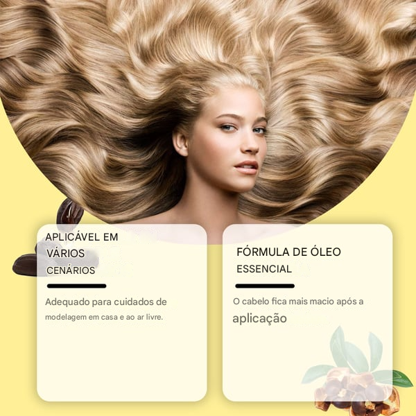 Hoegoa Spray de Óleo Condicionante 80 ml — Fortalecedor de Couro Cabeludo e Cabelos, Condicionador Sem Enxágue, Shampoo Suave de Limpeza