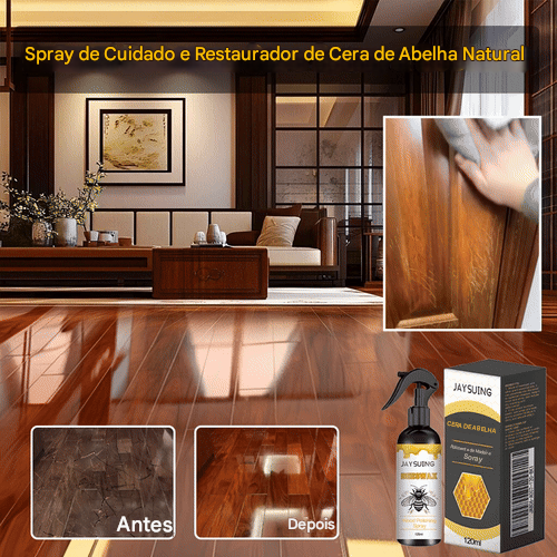 🔥 Spray restaurador e cuidado com cera de abelha natural