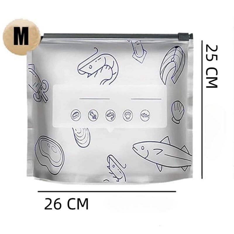 Sacos Seladores de Alumínio Reutilizáveis (Somente HOJE!)