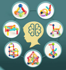 🔥Conjunto de bolas e hastes magnéticas - blocos de construção magnéticos educacionais - ( PROMOÇÃO DIAS DAS CRIANÇAS)