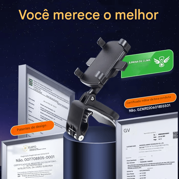 🏆Novo suporte giratório 360 graus para painel de carro