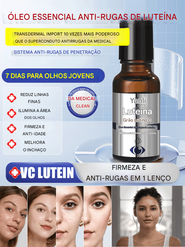 Óleo Essencial Anti-Rugas com Luteína