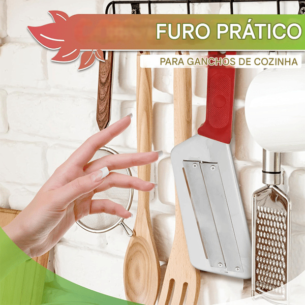 Faca Raladora de Aço Inoxidável — poupe tempo e energia na cozinha! ⏳🍳
