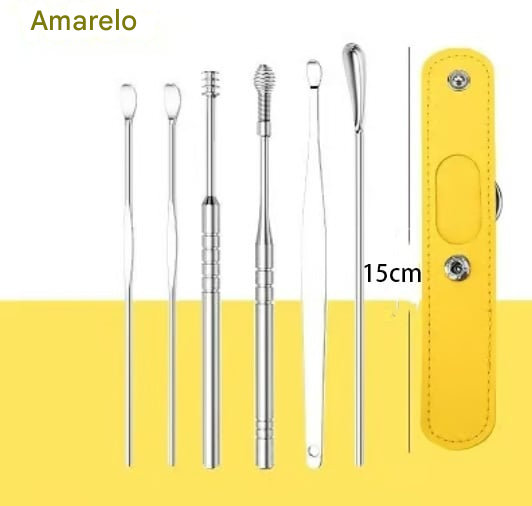 Conjunto de Ferramentas para Limpeza de Ouvido