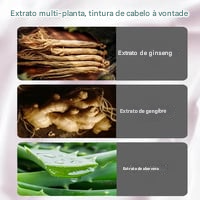 Tintura de cabelo vegetal natural