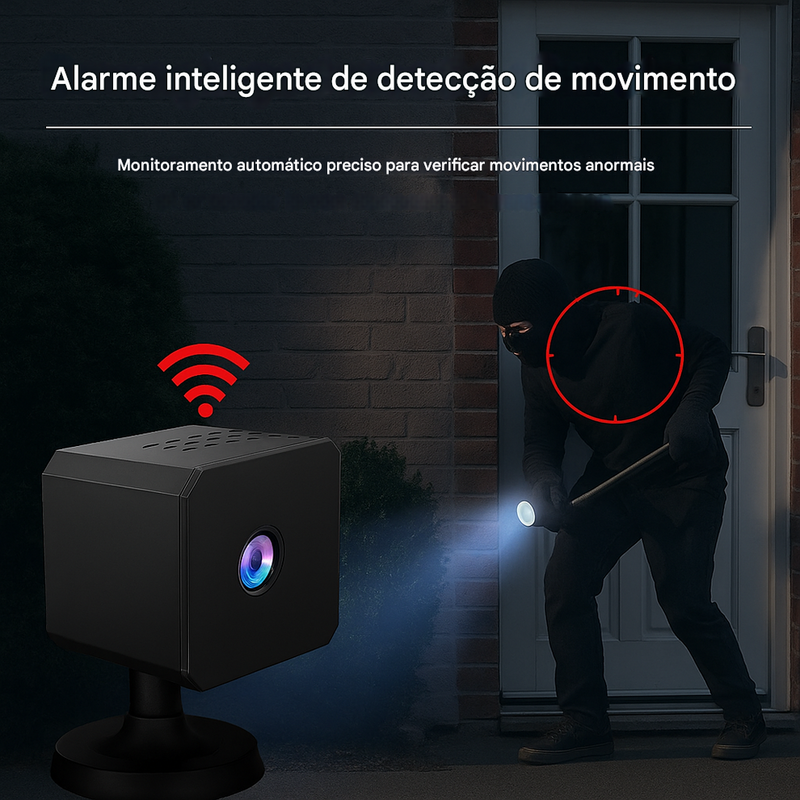 SafeCam Pro™ | Sempre protegido – mesmo sem internet ou energia elétrica