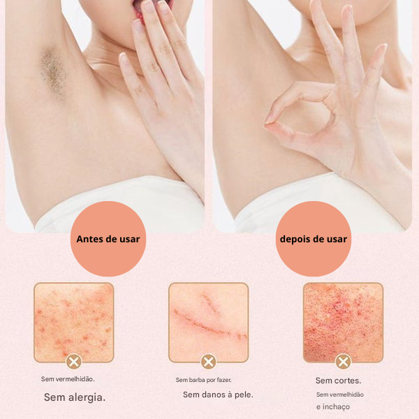 🏆Oferta Relâmpago⚡ Mais de 50 mil vendidos! Quase acabando — 💥🔥 Aparador Elétrico Feminino 2 em 1 Confort, Ótima Opção de Presente