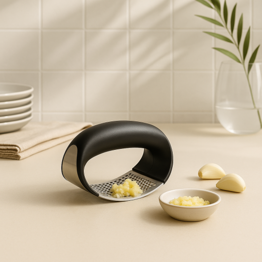 🔥 Espremedor de alho em aço inoxidável