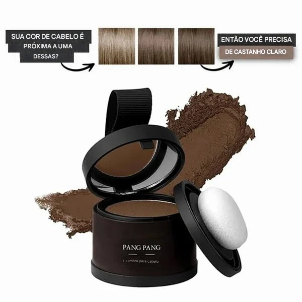 Pó para linha do cabelo - retoque de raiz e cobertura de queda de cabelo