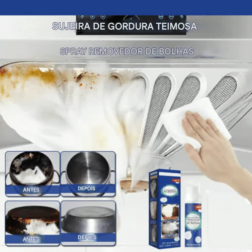 ⏰⏰Último dia de promoção - SPRAY ESPUMANTE ALTAMENTE EFICAZ PARA TIRA GORDURAS