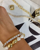 🔥 Pulseira de Zircão Brilhante