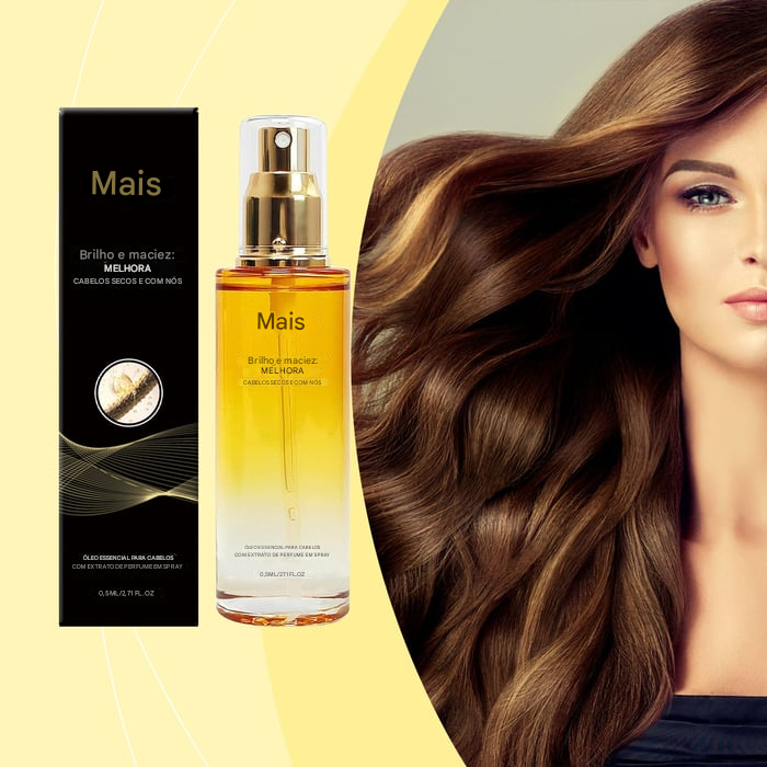 Hoegoa Spray de Óleo Condicionante 80 ml — Fortalecedor de Couro Cabeludo e Cabelos, Condicionador Sem Enxágue, Shampoo Suave de Limpeza