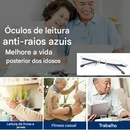 Óculos de presbiopia com bloqueio de luz azul e mudança de cor (Compre 1 Leve2)