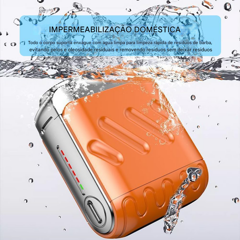 🎁Barbeador elétrico portátil rotativo de anel duplo