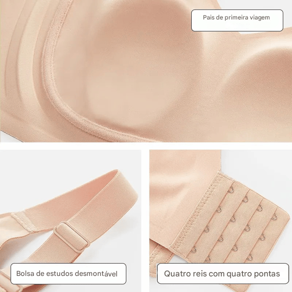 🎁 Compre 1, receba 3 pacotes 🔥 Sutiã super modelador | Sem aro