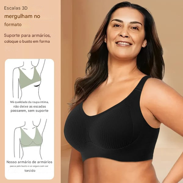 🎁 Compre 1, receba 3 pacotes 🔥 Sutiã super modelador | Sem aro