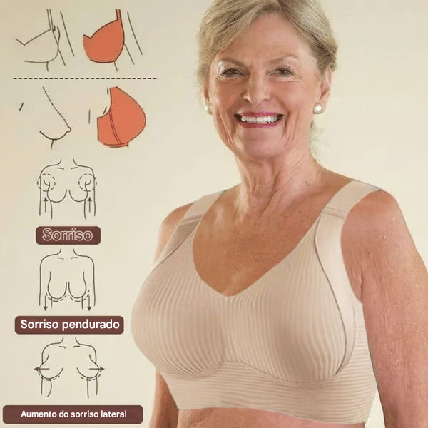 🎁 Compre 1, receba 3 pacotes 🔥 Sutiã super modelador | Sem aro