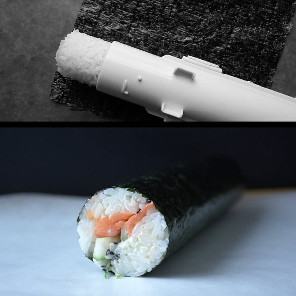 Sushi Roller Bazooka: Noite de Sushi Perfeita na Palma da Sua Mão.
