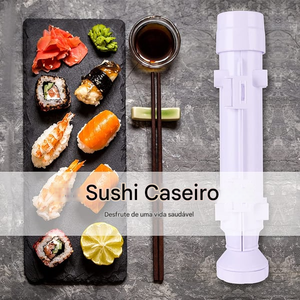 Sushi Roller Bazooka: Noite de Sushi Perfeita na Palma da Sua Mão.