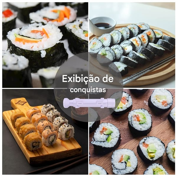 Sushi Roller Bazooka: Noite de Sushi Perfeita na Palma da Sua Mão.