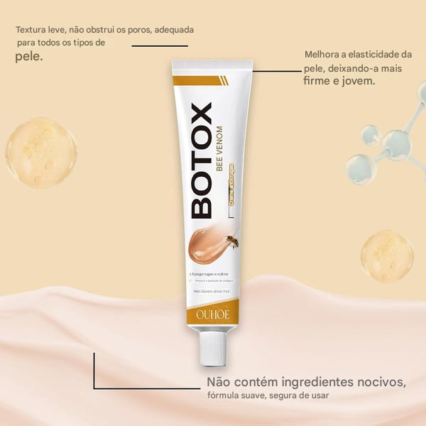 Creme Removedor de Rugas com Veneno de Abelha e Efeito Botox