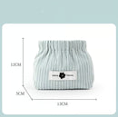 Organizador de Elásticos de Cabelo em Veludo Cotelê