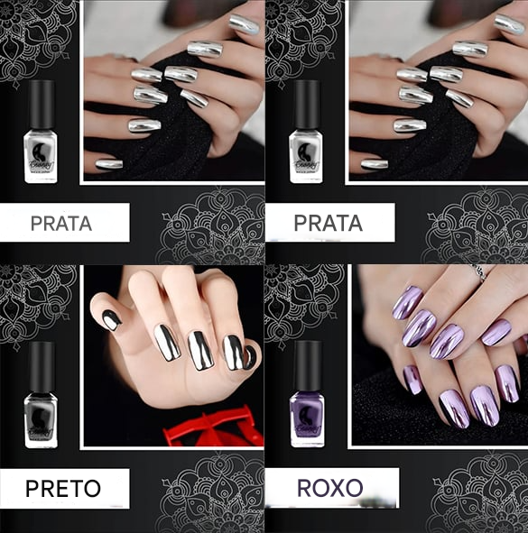 💎Esmalte espelhado💅🏻✨(COMPRE 1 LEVE 2)