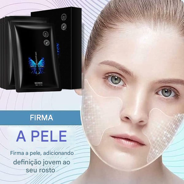 5 Pares de Adesivos Faciais de Nutrição, Lifting e Remoção de Rugas