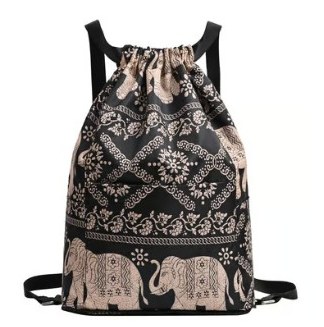 🔥drawstring dobrável grande capacidade de viagem Esportes de mochila