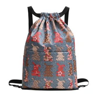 🔥drawstring dobrável grande capacidade de viagem Esportes de mochila